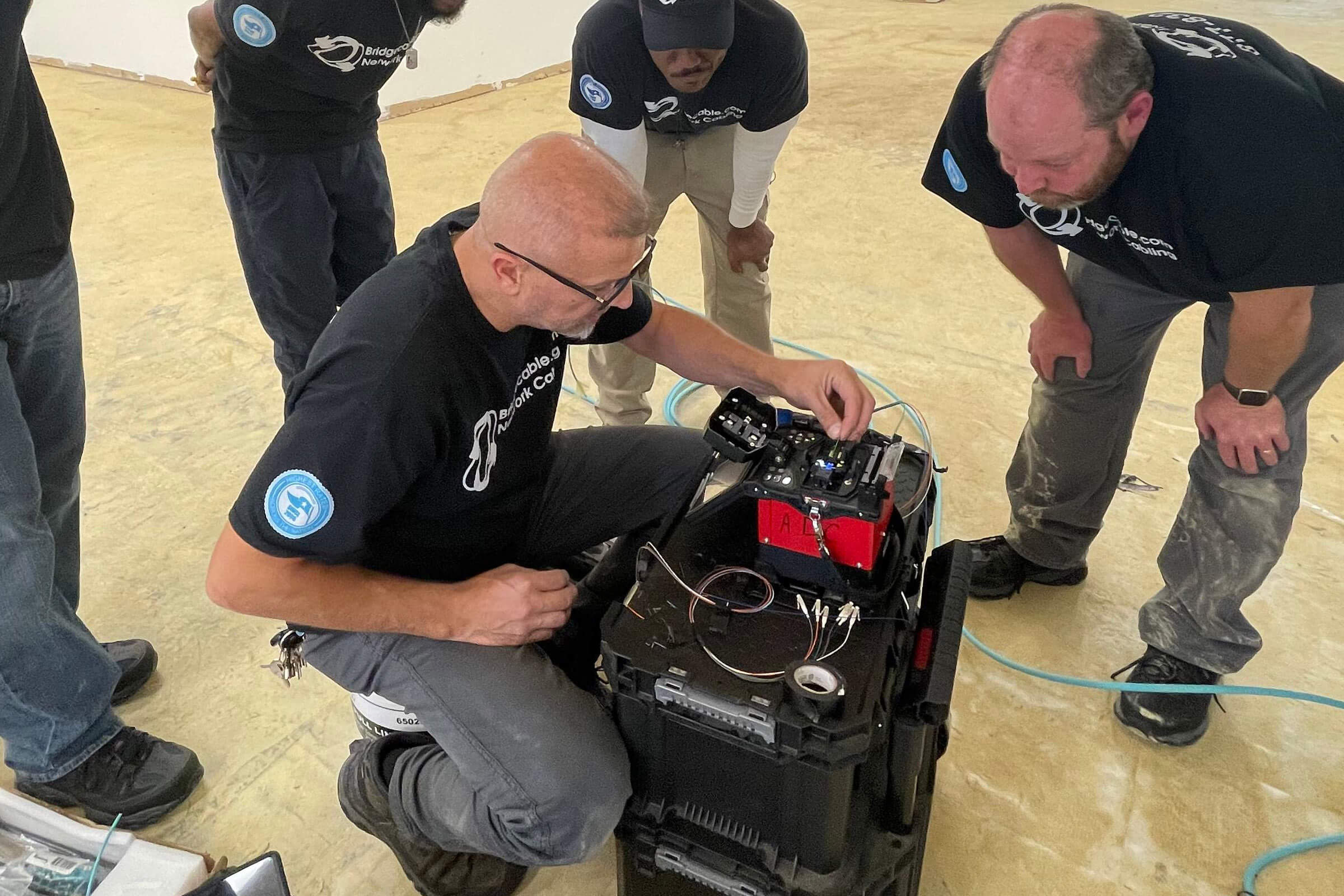 Fiber Optic Cabling Installation