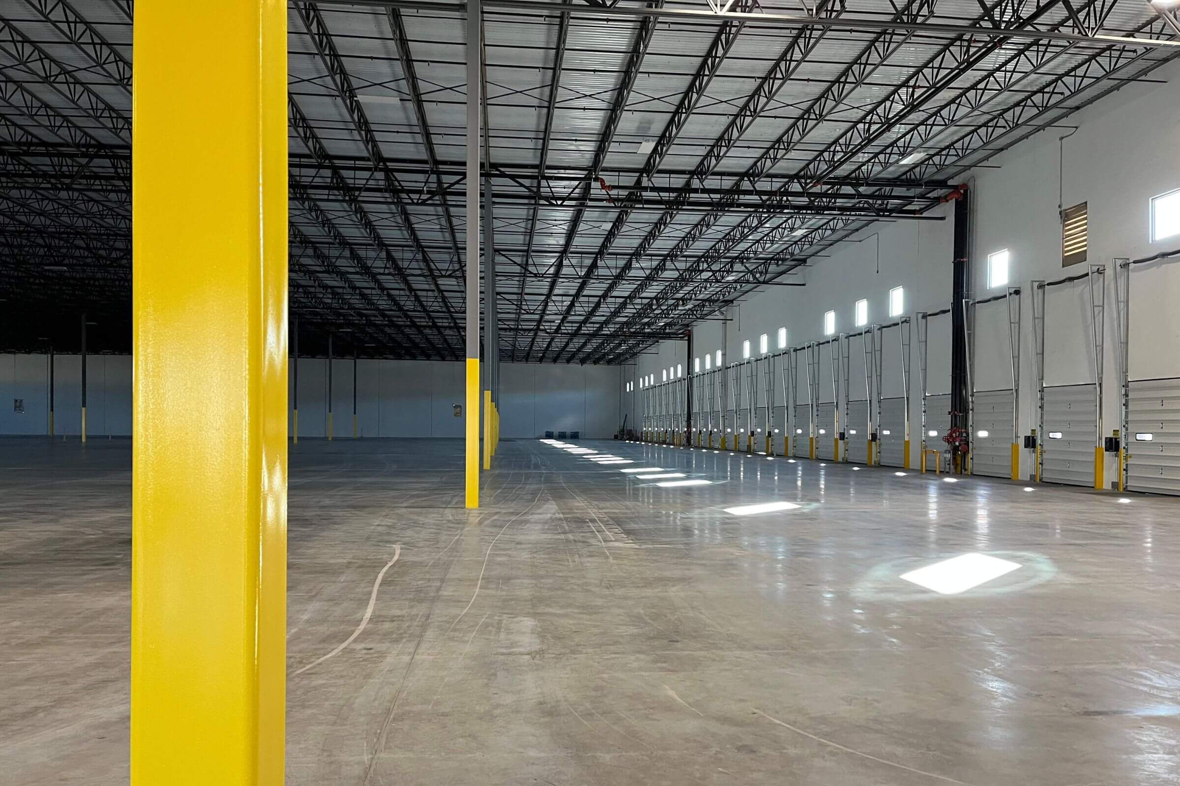 A empty warehouse