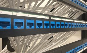 How did the data centers changed over time 2 White cables and blue cable rift in data centers