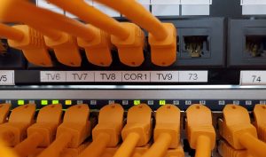 The Truth About Data Center Security and AWS Blackout 1 orange cables for a data center