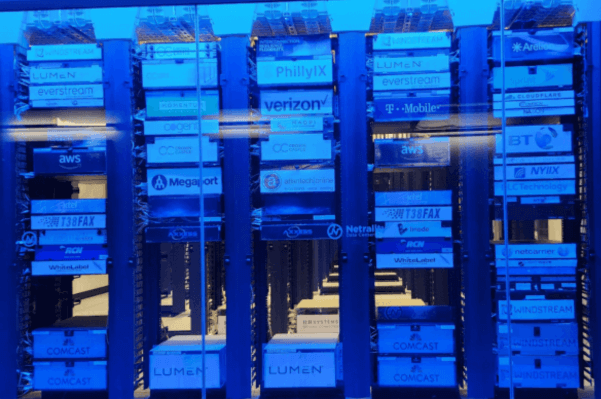 Data Center Network Cabling – Springfield, PA 2 Structured network cabling expertly installed at a Springfield, PA data center