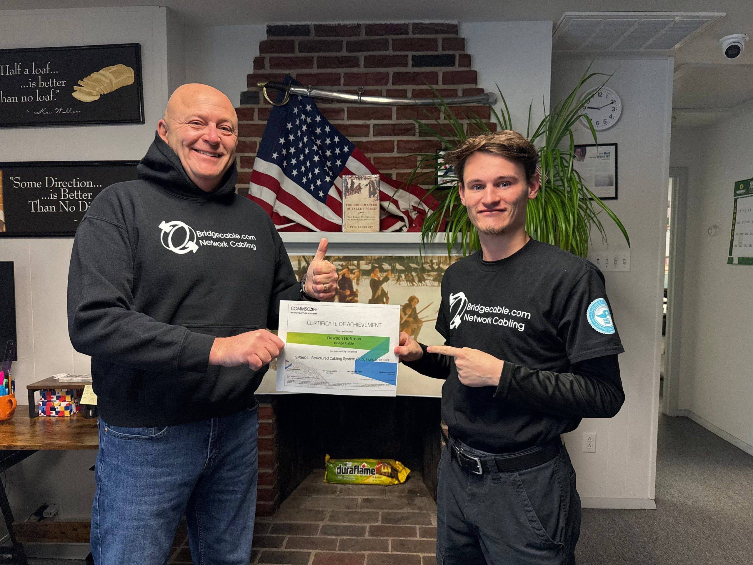 Home 173 bridge cable technician commscope certification scaled
