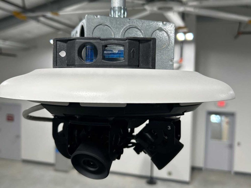 Leveling a Verkada camera installation