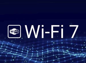 Wi-Fi 7 Business Connectivity in Pennsylvania 1 Wi-Fi 7 logo on a blue network graphic representing next-generation wireless.